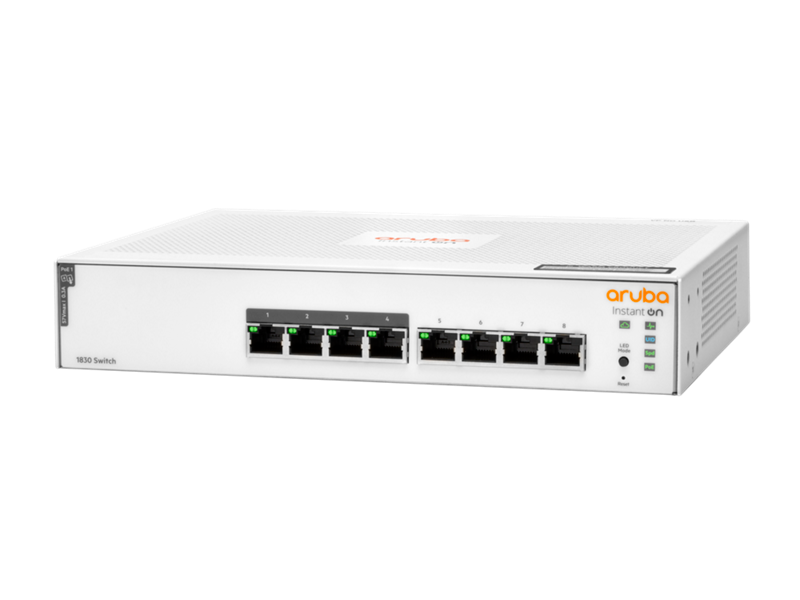 Aruba Instant On 1830 8G 4p Class4 PoE 65W Switchの販売・保守 