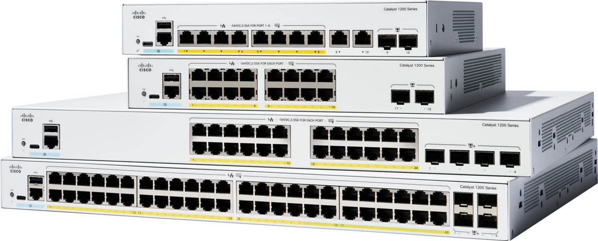 Catalyst 1200 48-port GE、4x10G SFP (C1200-48T-4X) 画像1